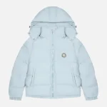 Trapstar Irongate Manteau A Capuche Amovible Bleu Ciel